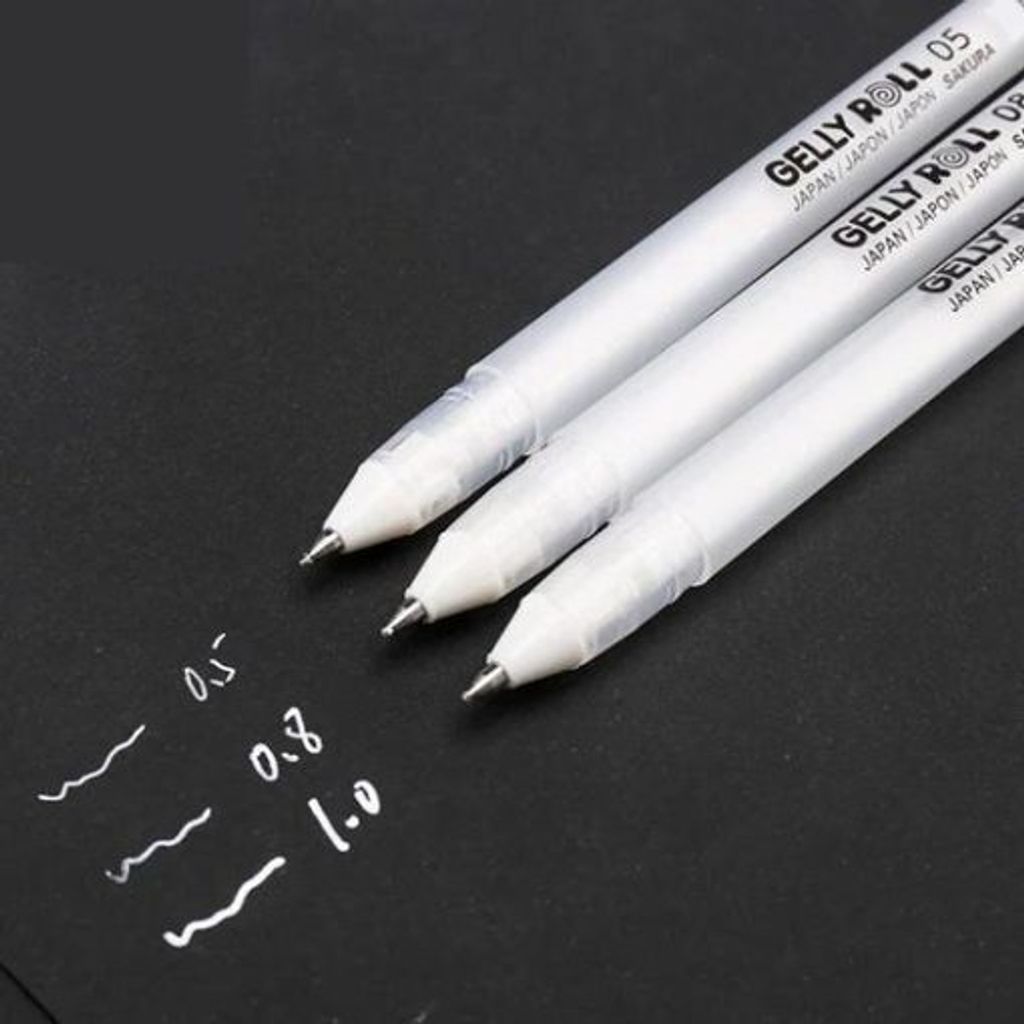 SAKURA GEL PEN POINT SIZE