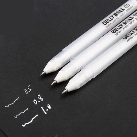 SAKURA GEL PEN POINT SIZE