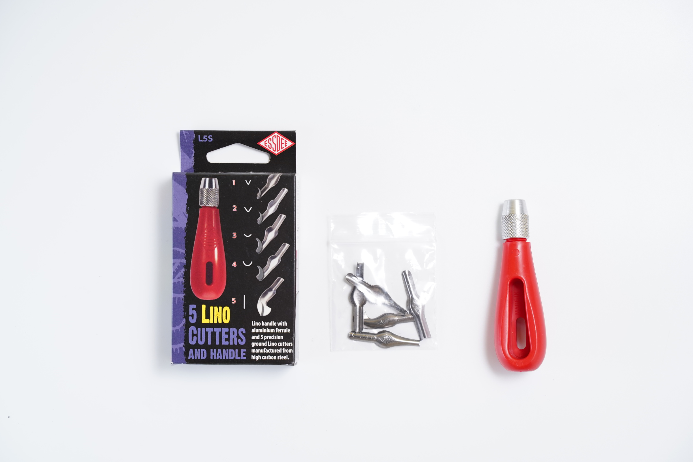 Essdee Lino Cutter & Stamp Carving Kit 3 In 1