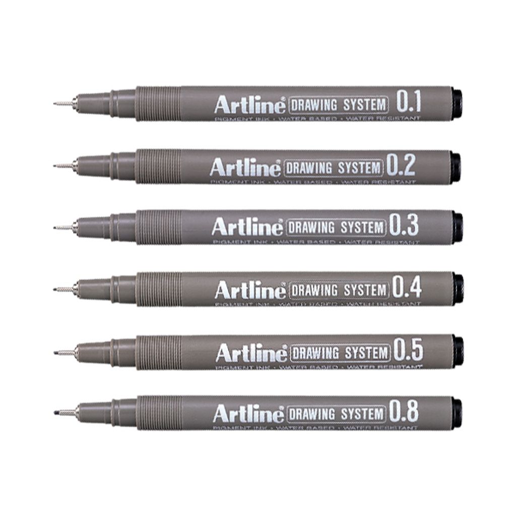 Artline Drawing System drawing pen review – Ian Hedley