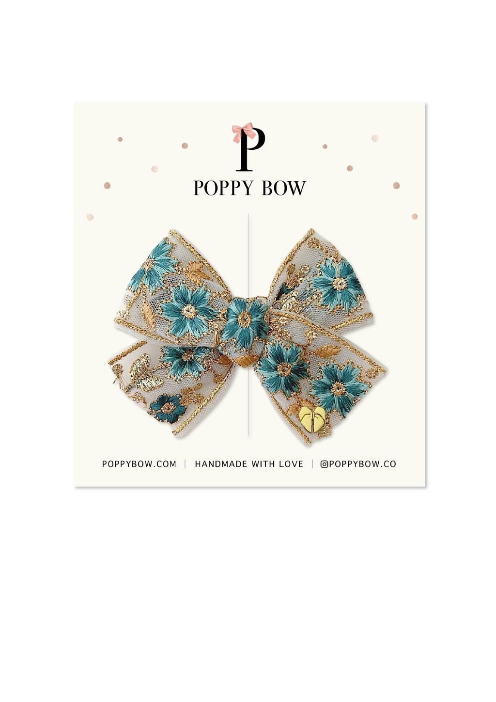 Raya embroidered bows