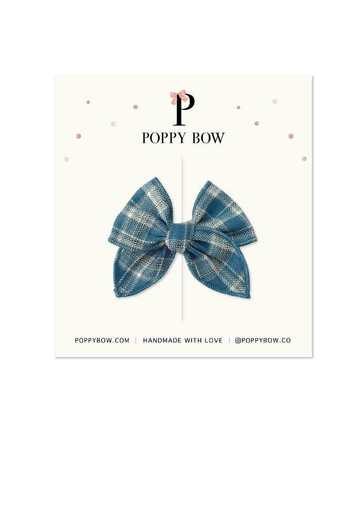 Vintage Blue Tartan without charm-3