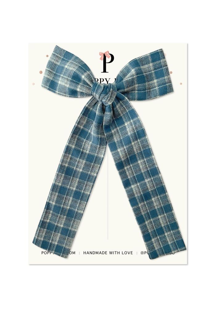Vintage Blue Tartan without charm-8