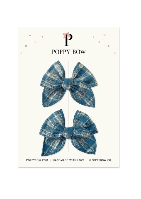 Vintage Blue Tartan without charm-4