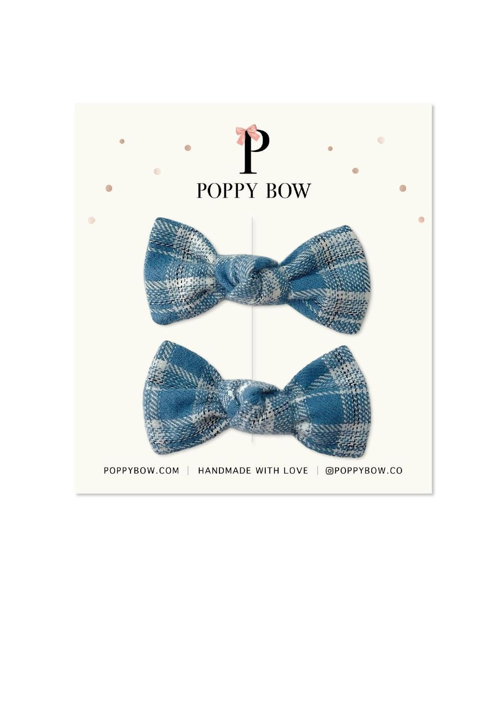 Vintage Blue Tartan without charm-12