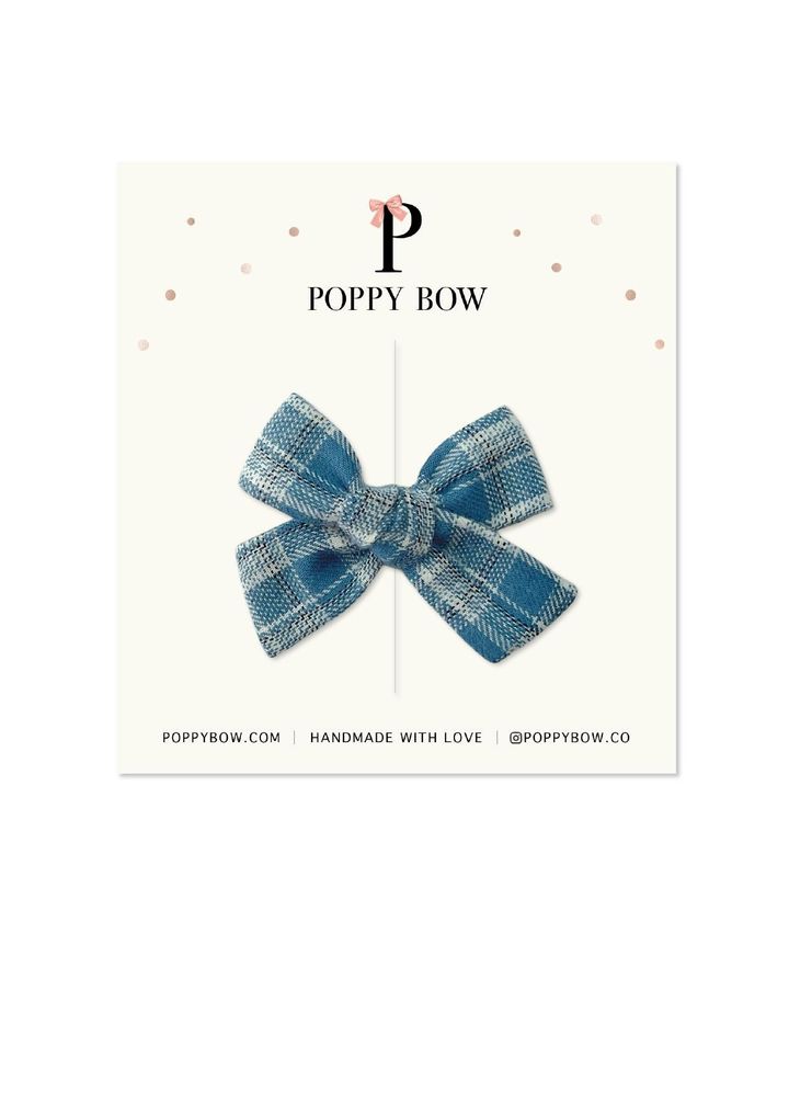 Vintage Blue Tartan without charm-6