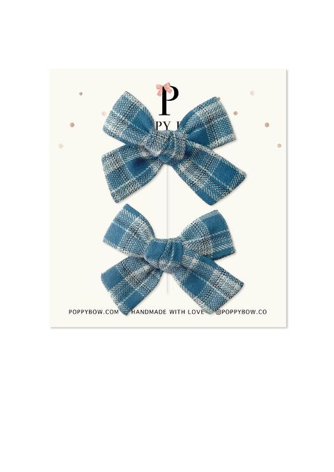 Vintage Blue Tartan without charm-7