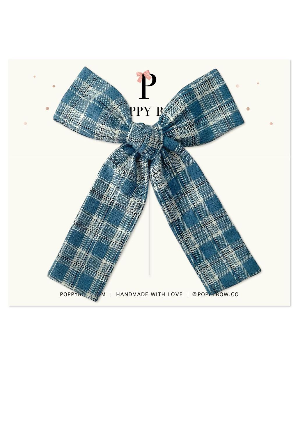 Vintage Blue Tartan without charm-5