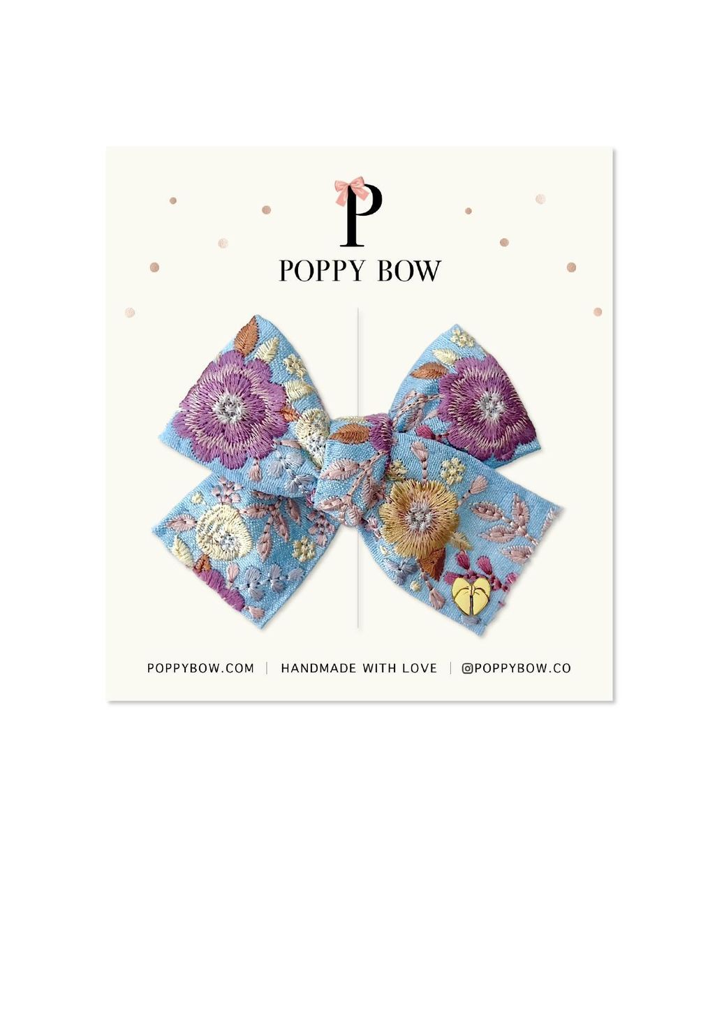 Embroidered bows -3