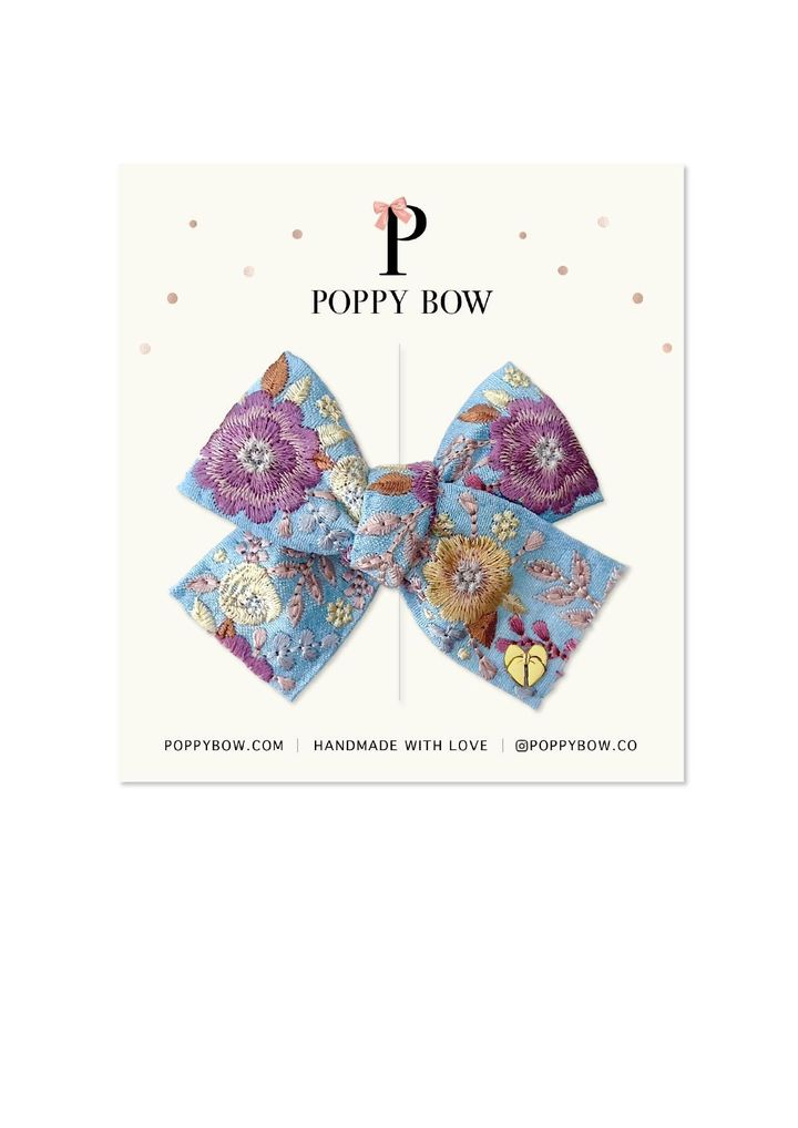Embroidered bows -3