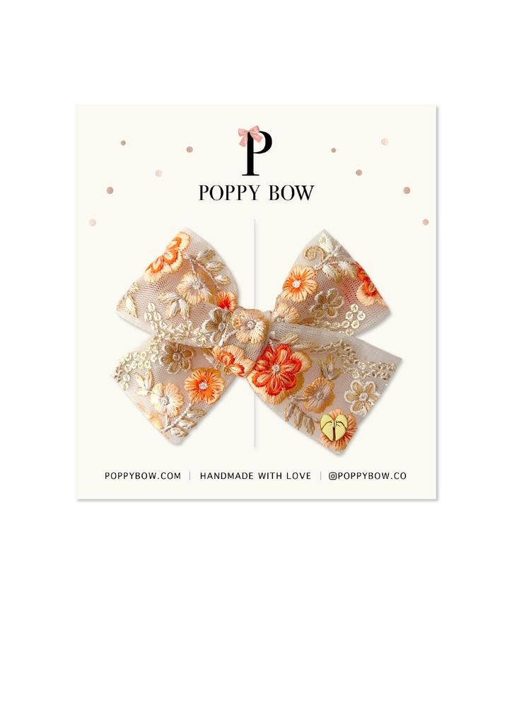 Embroidered bows -8