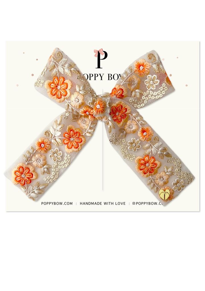 Embroidered bows -7