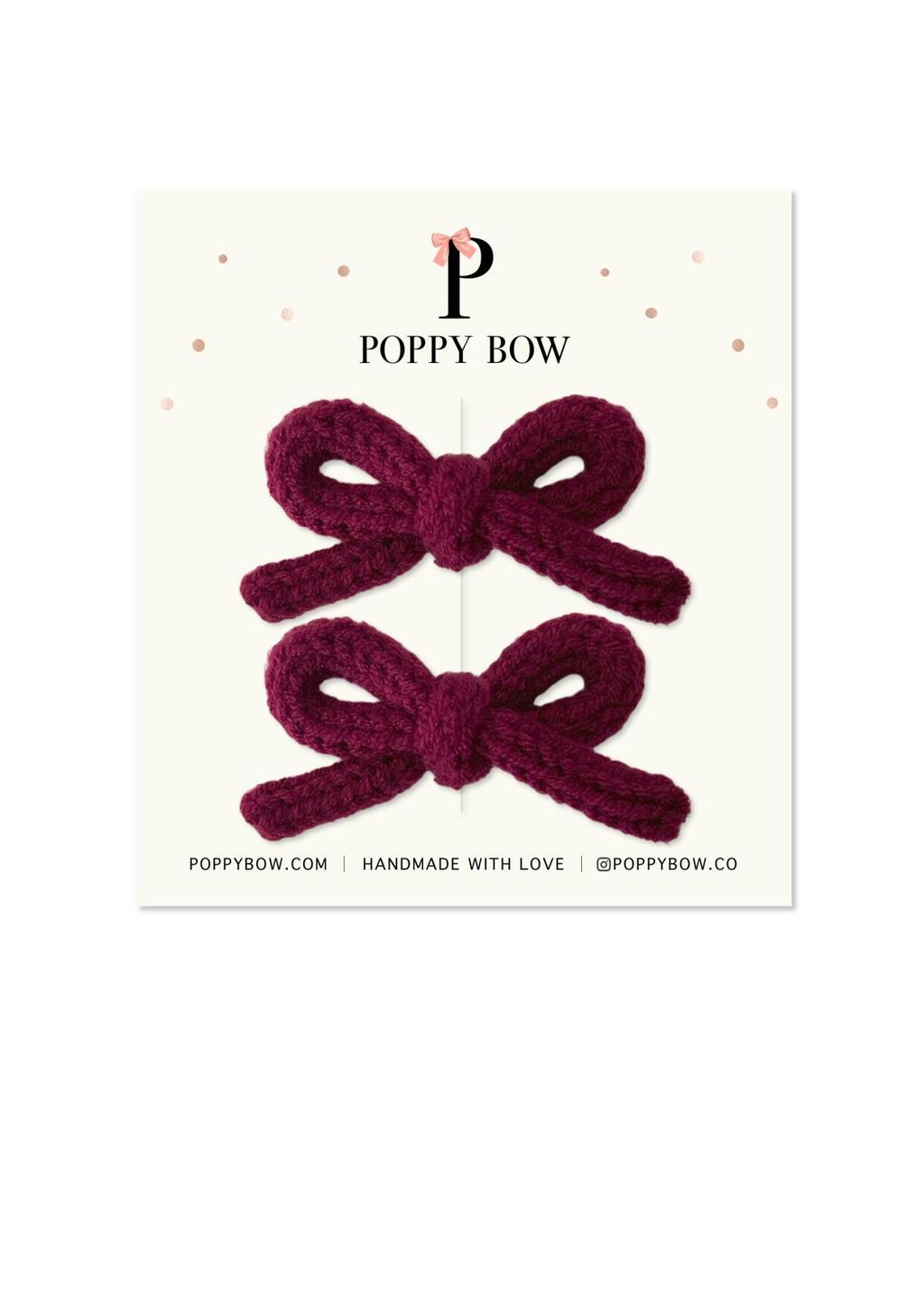 Knit Bow-50