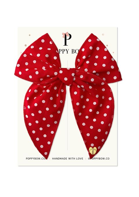 Crimson polka-16