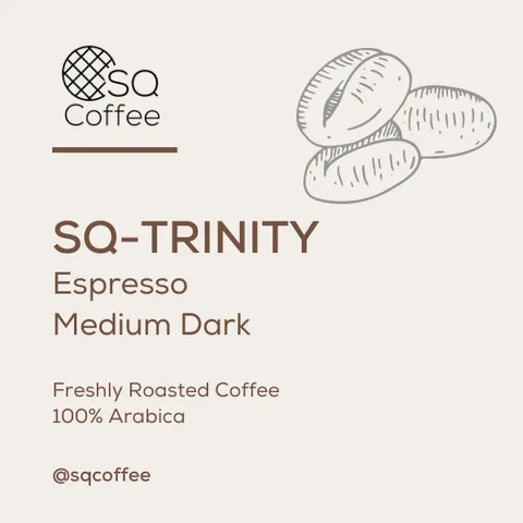 White Colorful Abstract Modern Minimalist Illustration Coffee Bean Label (1)