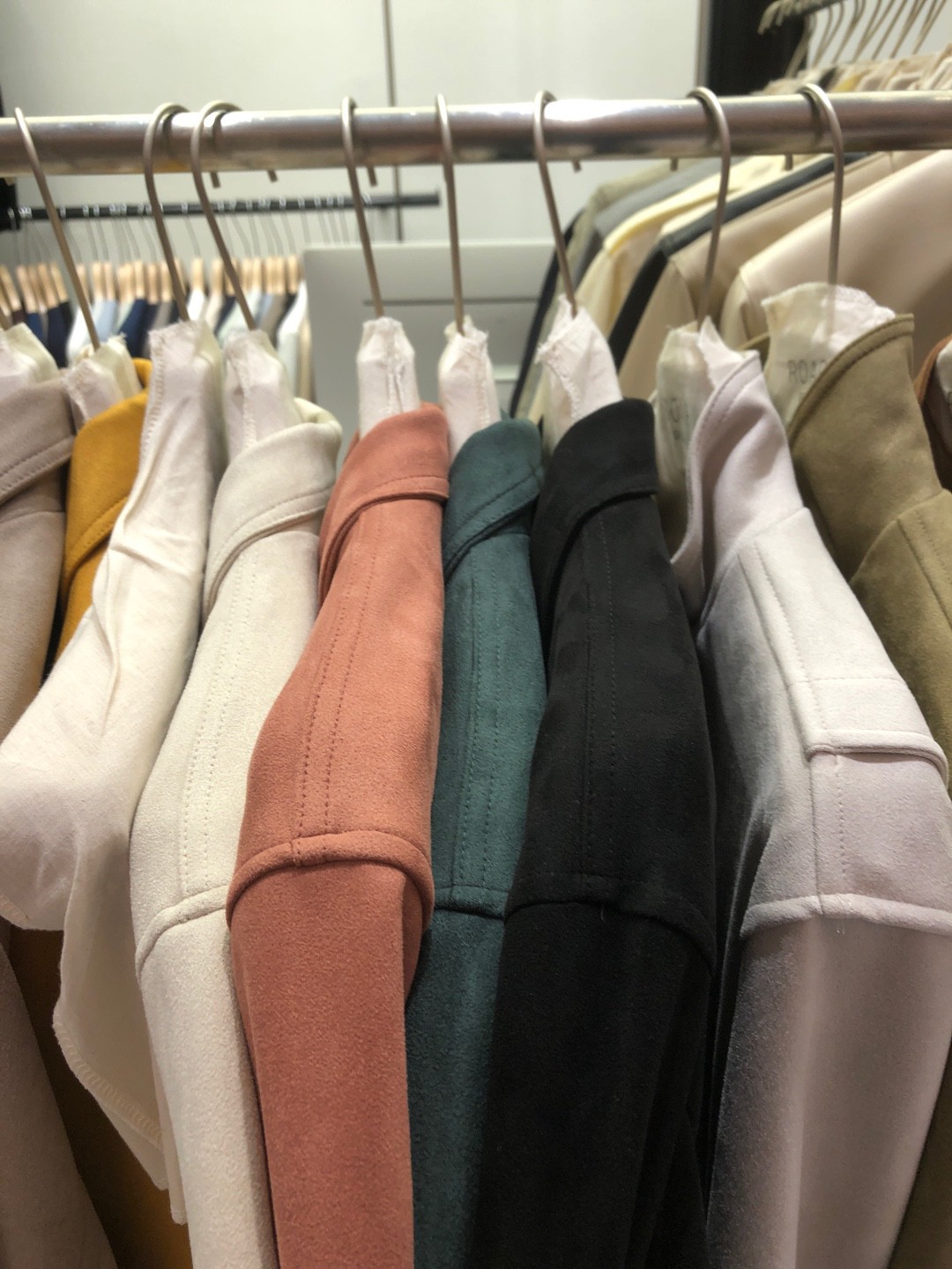 LINE_ALBUM_AJ37 合身版型春款短磨毛麂皮拉鍊夾克 - 4色_230117