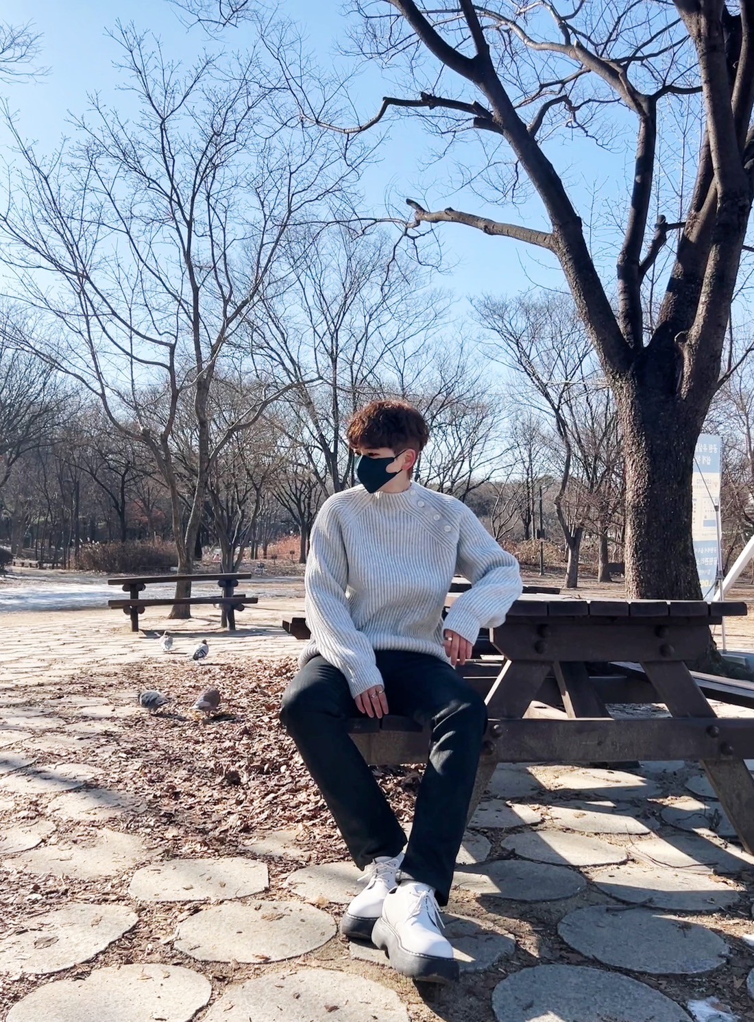 LINE_ALBUM_JM40 人造羊毛落肩斜扣保暖半領毛衣 $1450_240118_15