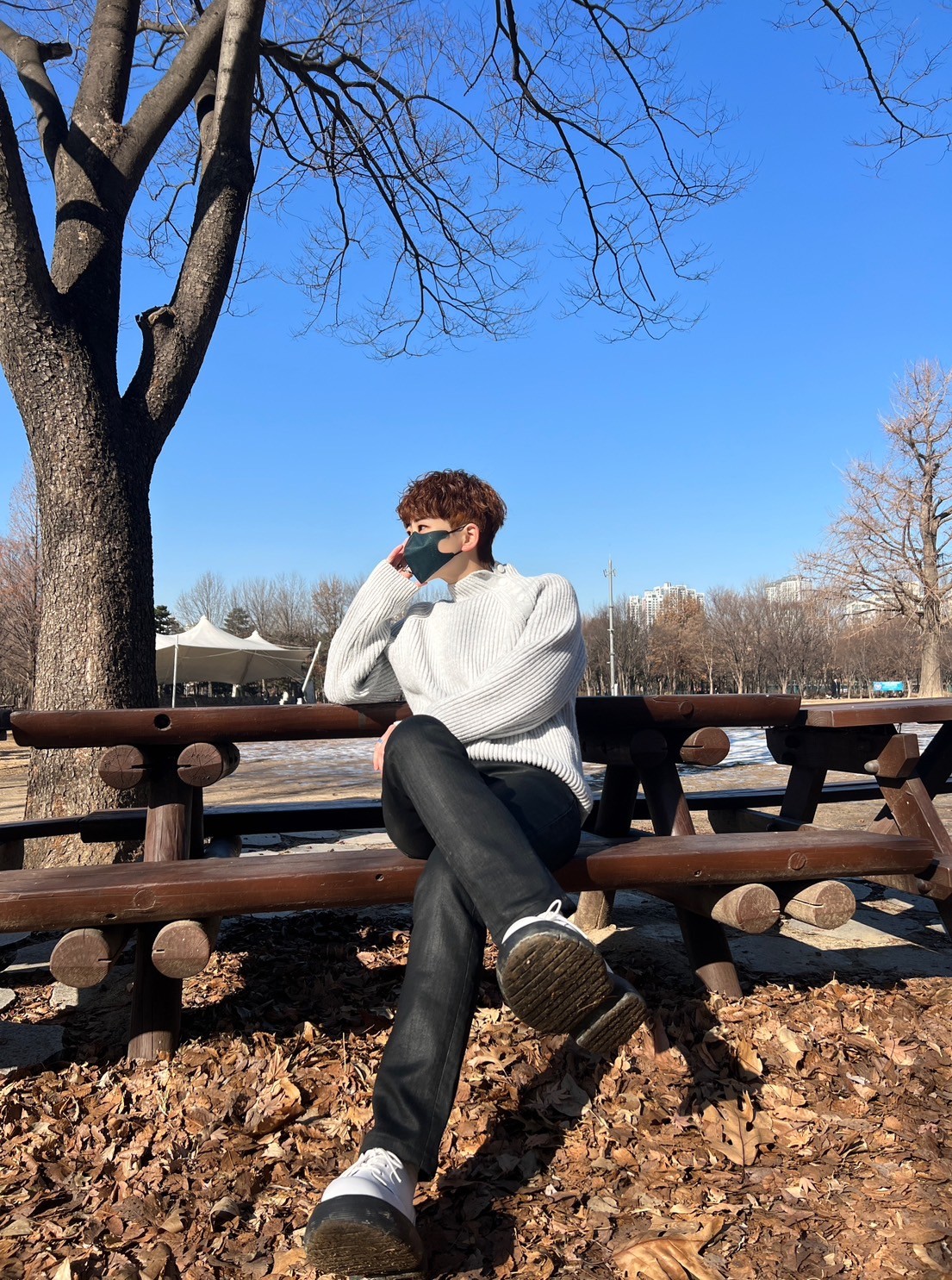 LINE_ALBUM_JM40 人造羊毛落肩斜扣保暖半領毛衣 $1450_240118_29