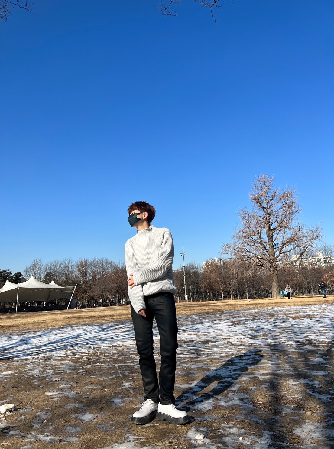 LINE_ALBUM_JM40 人造羊毛落肩斜扣保暖半領毛衣 $1450_240118_25