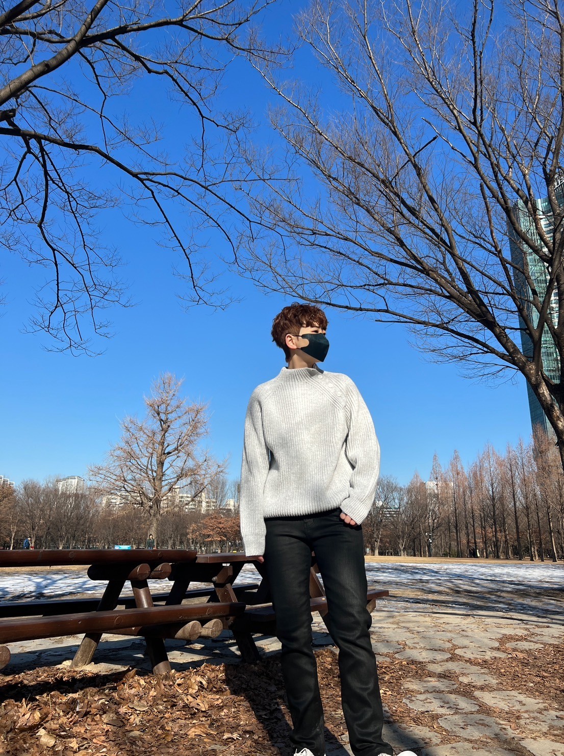 LINE_ALBUM_JM40 人造羊毛落肩斜扣保暖半領毛衣 $1450_240118_31