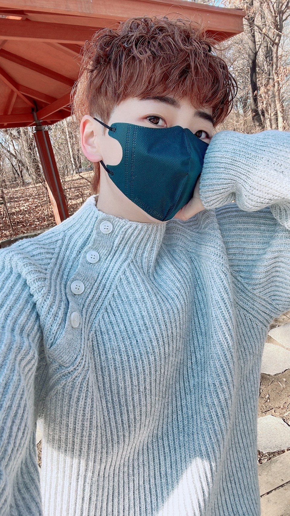 LINE_ALBUM_JM40 人造羊毛落肩斜扣保暖半領毛衣 $1450_240118_37