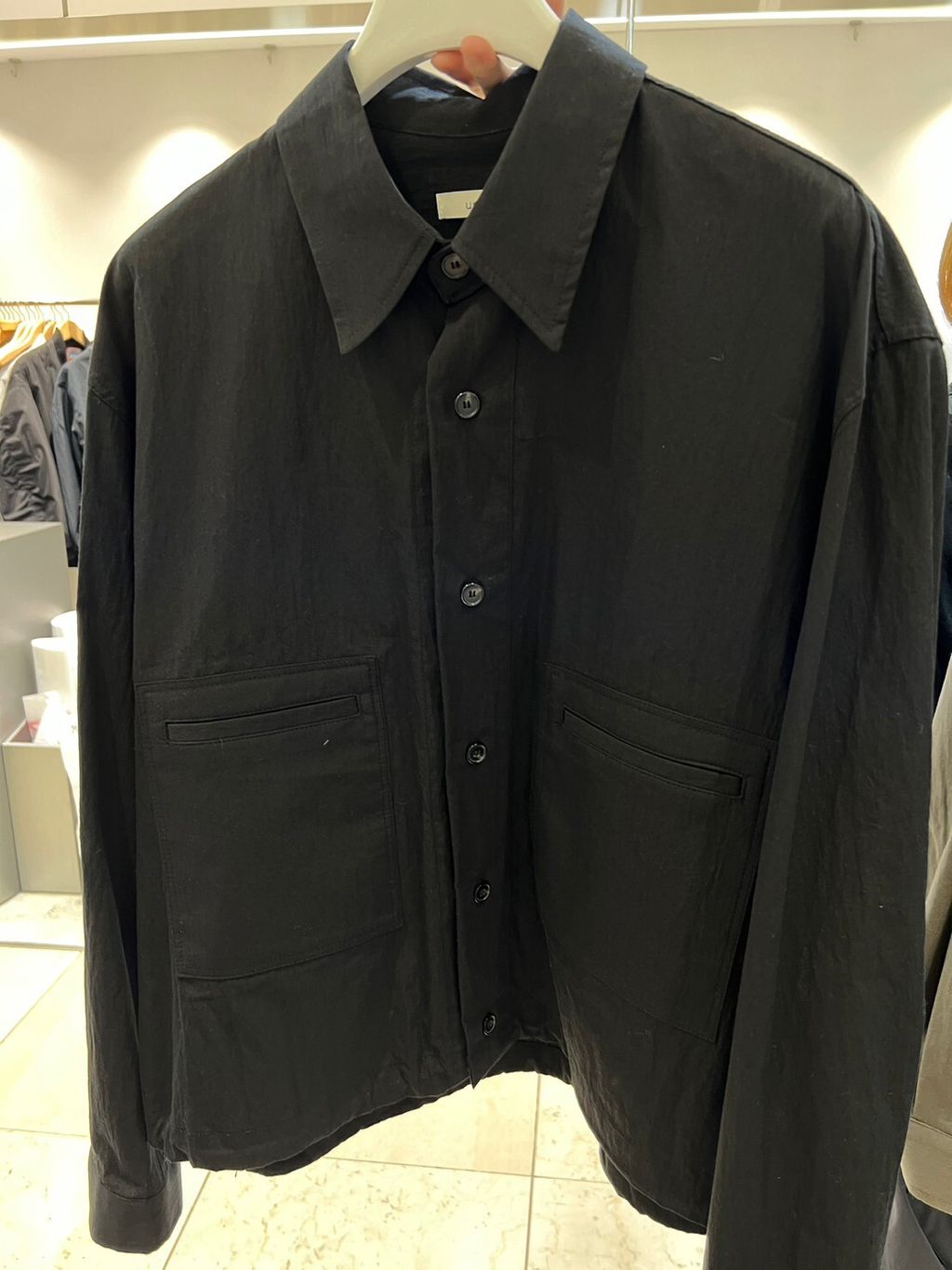 LINE_ALBUM_MN23 夏季質感男子的微抓皺設計口袋挺挺薄款外搭襯衫 $1650_230324_0