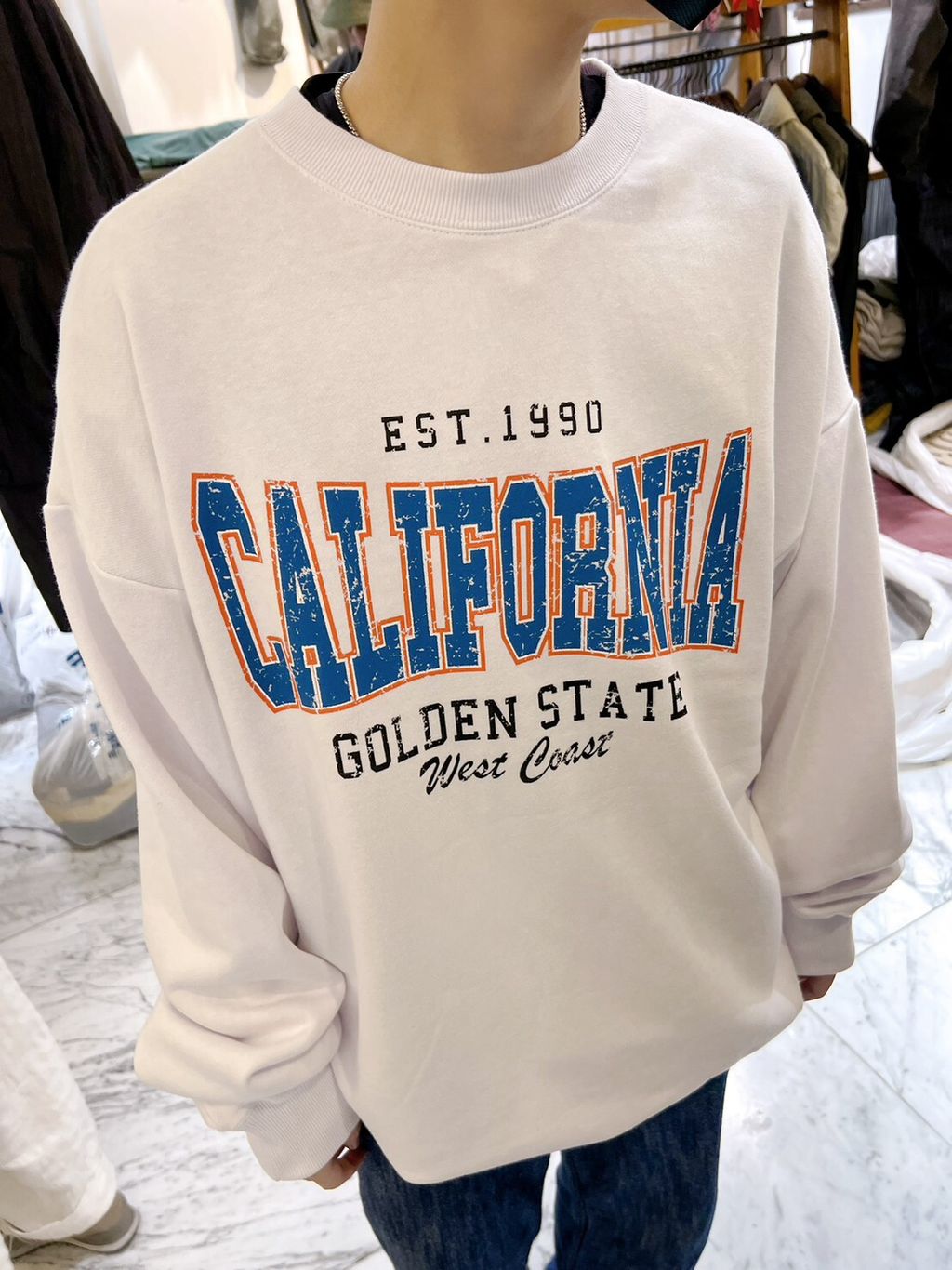 LINE_ALBUM_SA30  親膚無刷毛CALIFORNIA EST.1990 大學T -3 色 $1350_230909_3