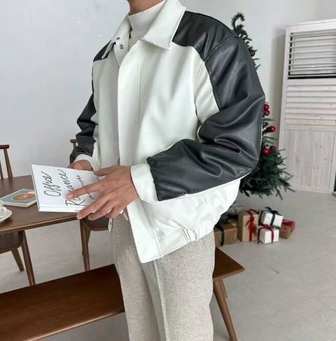 LINE_ALBUM_NN26 設計款內裡羊羔毛拼接皮外套 - 2色_231126_17