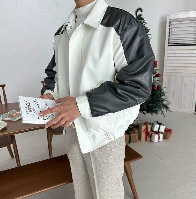 LINE_ALBUM_NN26 設計款內裡羊羔毛拼接皮外套 - 2色_231126_17