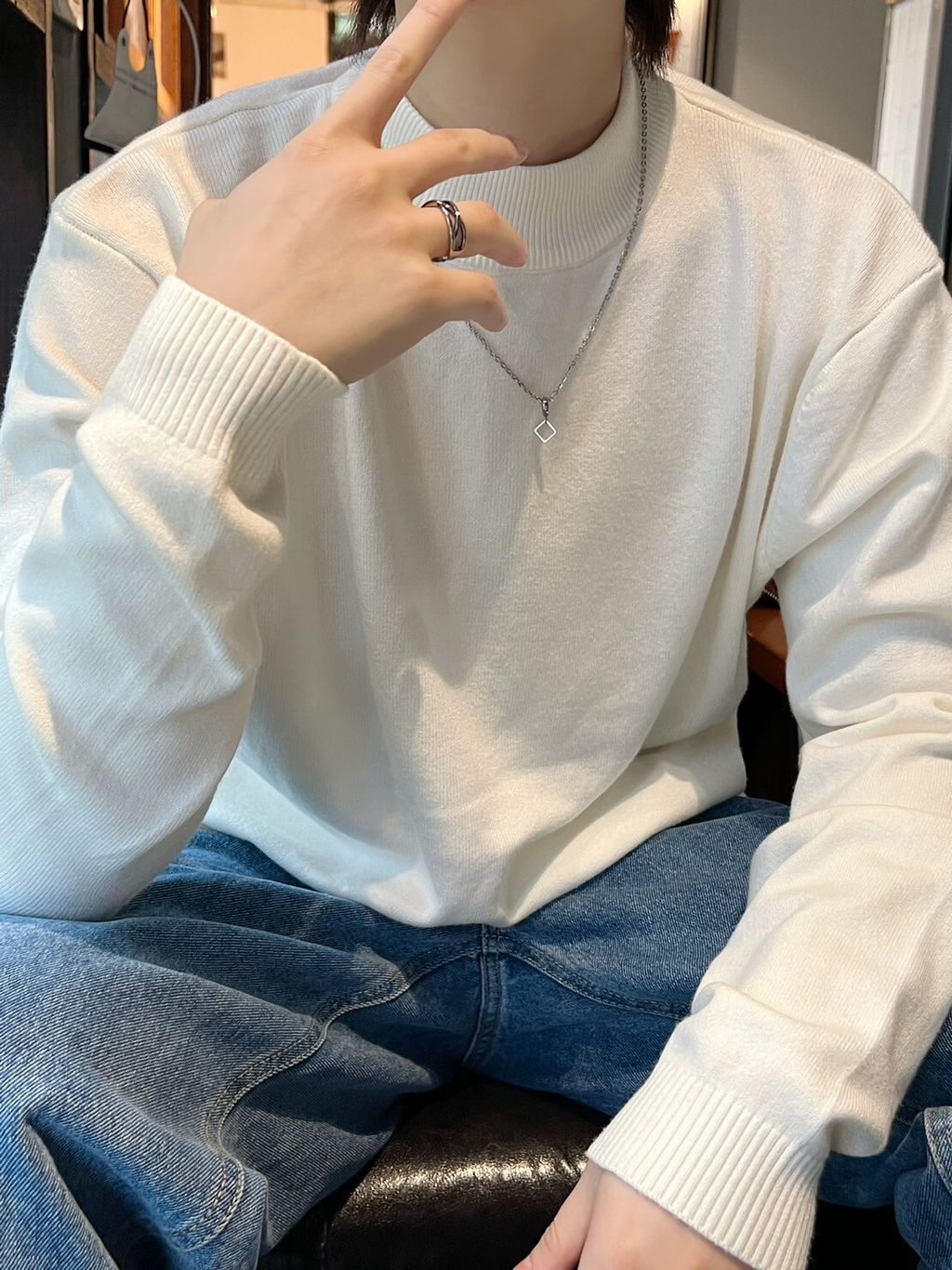 LINE_ALBUM_NV41  醫療鋼 高級感 抗敏 不褪色 幾何項鍊 $450_231201_2