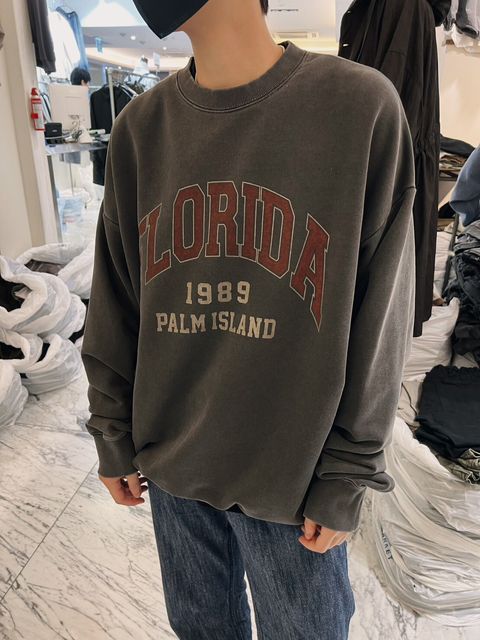LINE_ALBUM_SA28 仿舊水洗FLORIDA字母無刷毛大學T $1550_230909_5