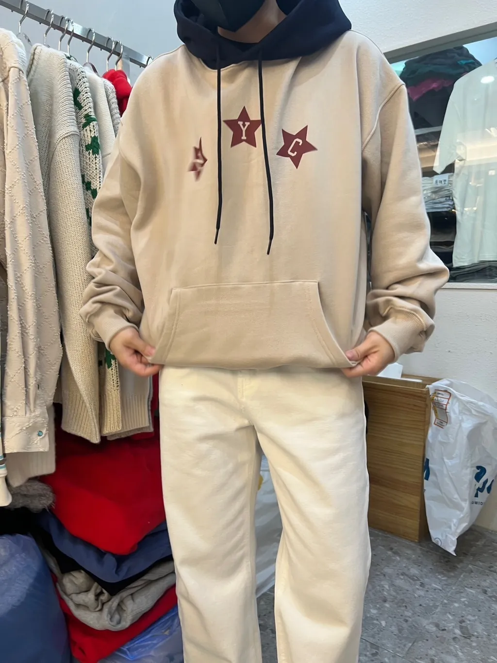 LINE_ALBUM_4OA17  165以下也可以穿的內拉絨拼色親膚帽T-2色  $1450_241019_1