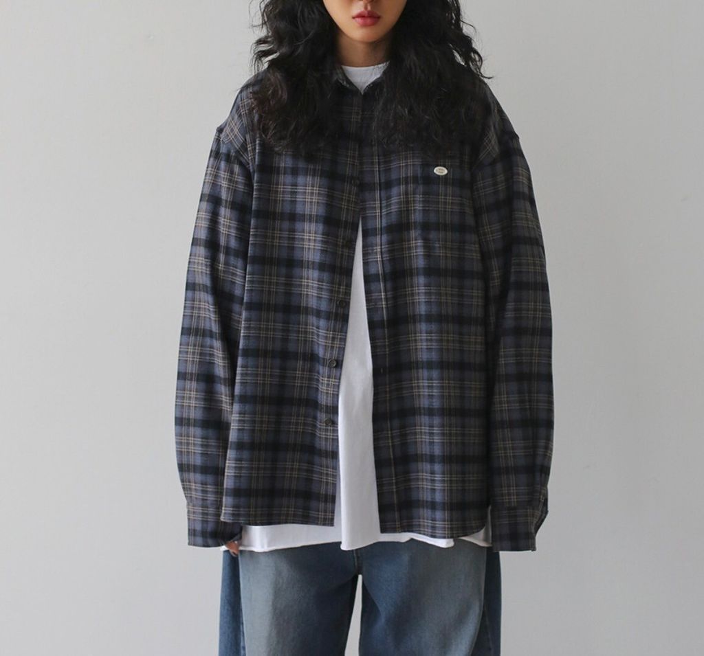 LINE_ALBUM_4OA53 親膚軟毛呢格紋襯衫-2色 $1350_241022_19