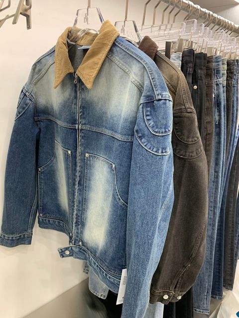 LINE_ALBUM_4ON69 燈芯絨領撞色拼接牛仔外套  $2650_241026_2