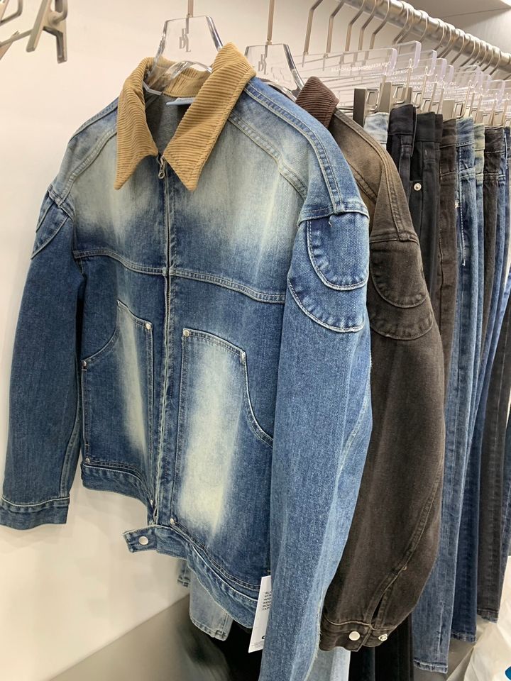 LINE_ALBUM_4ON69 燈芯絨領撞色拼接牛仔外套  $2650_241026_2