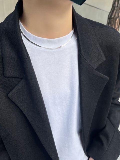 LINE_ALBUM_925 純銀扁型鎖骨鏈 $1650_241026_12