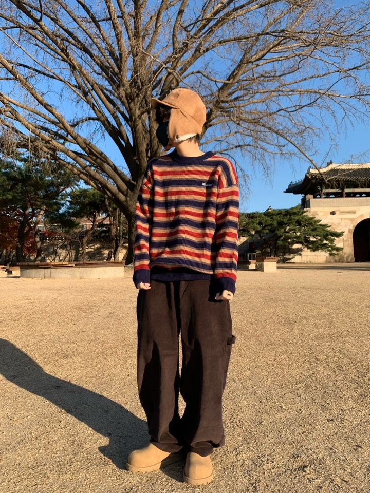 LINE_ALBUM_4DA26  （版型偏小）糖果男孩中磅拼色條紋針織T -2色 $1650_241210_12
