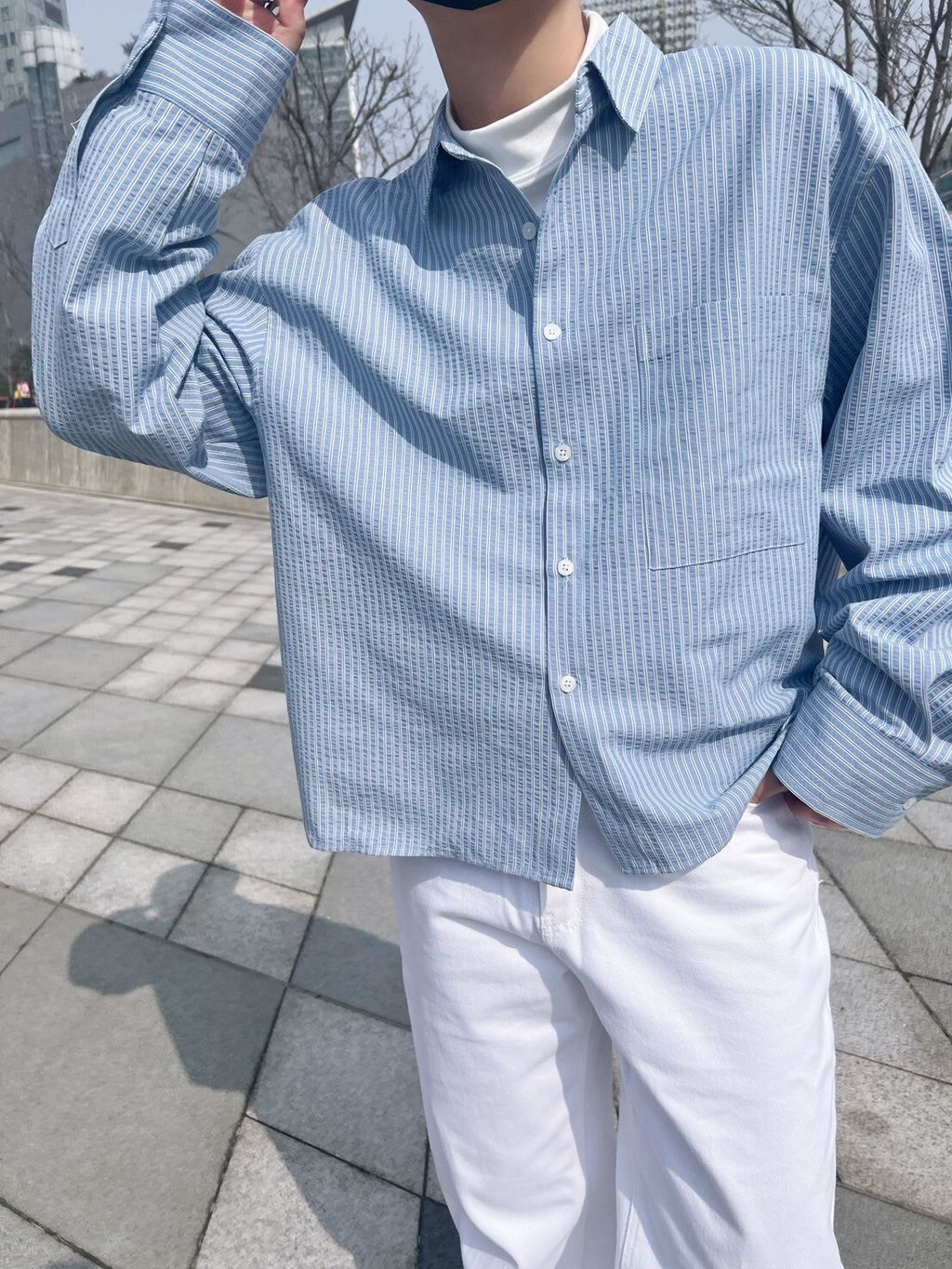 LINE_ALBUM_5MN08  立體泡泡襯夏季短版襯衫 -3色_250306_7