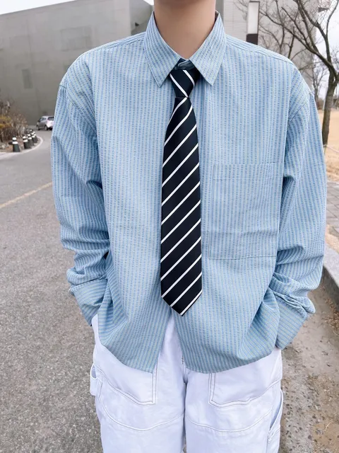 LINE_ALBUM_5MN05 美式學院風伸縮調節領帶 - 黑 $580_250307_5