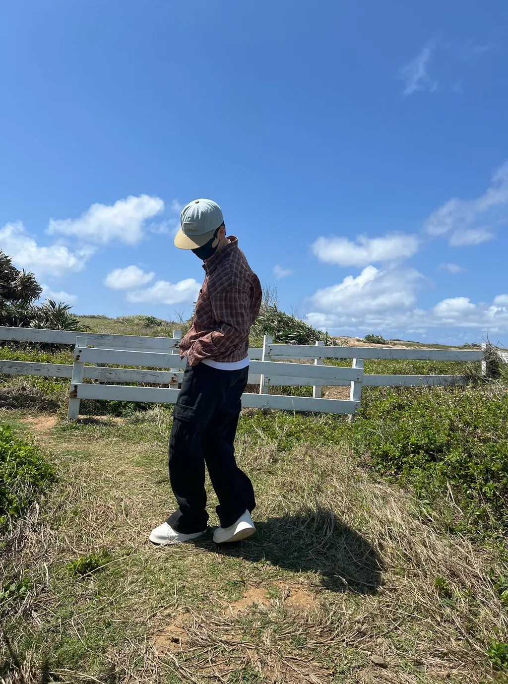 LINE_ALBUM_5MA22 蘇格蘭紋輕薄短版長襯 -3色 $1350_250315_6