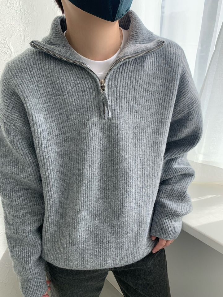LINE_ALBUM_4DB32 歐爸感砰砰！半開領拉鍊針織上衣 $1550_250212_2