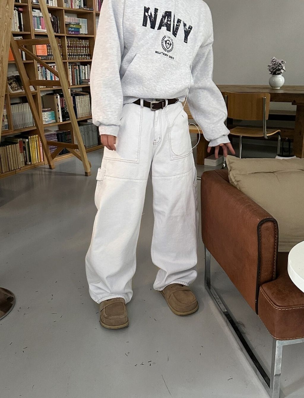 LINE_ALBUM_5MN14 反車線牛仔工裝寬褲 -2色  $1750_250307_48