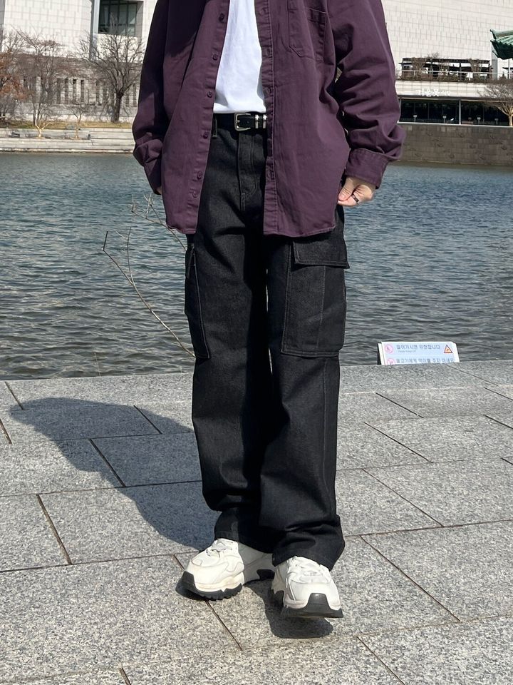 LINE_ALBUM_5MN50  微寬 硬挺 俐落丹寧工裝褲-2色  $1650_250316_17