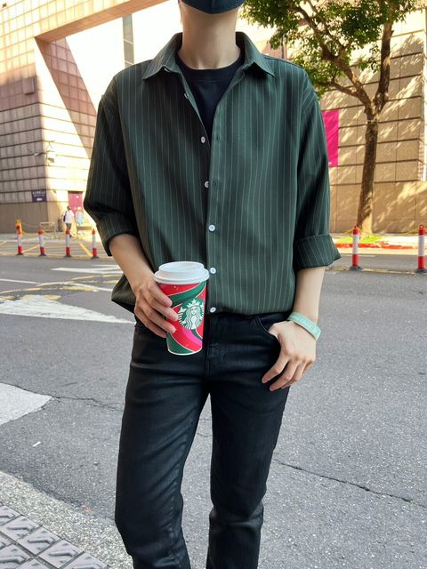 LINE_ALBUM_OC11 免燙不易皺直條合身款襯衫-4色 $990_231125_34