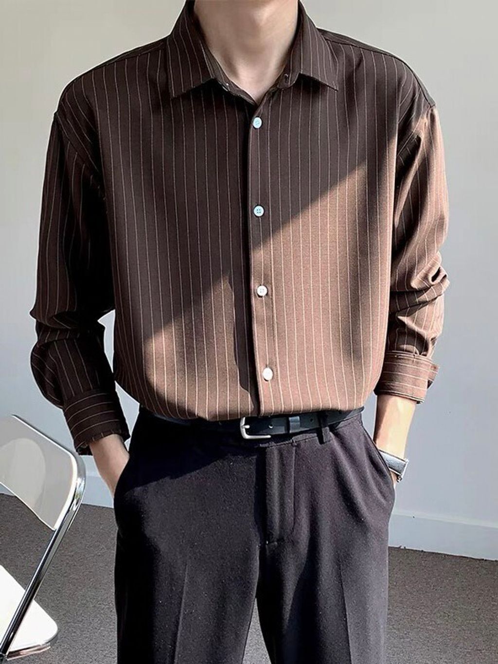 LINE_ALBUM_OC11 免燙不易皺直條合身款襯衫-4色 $990_231125_10