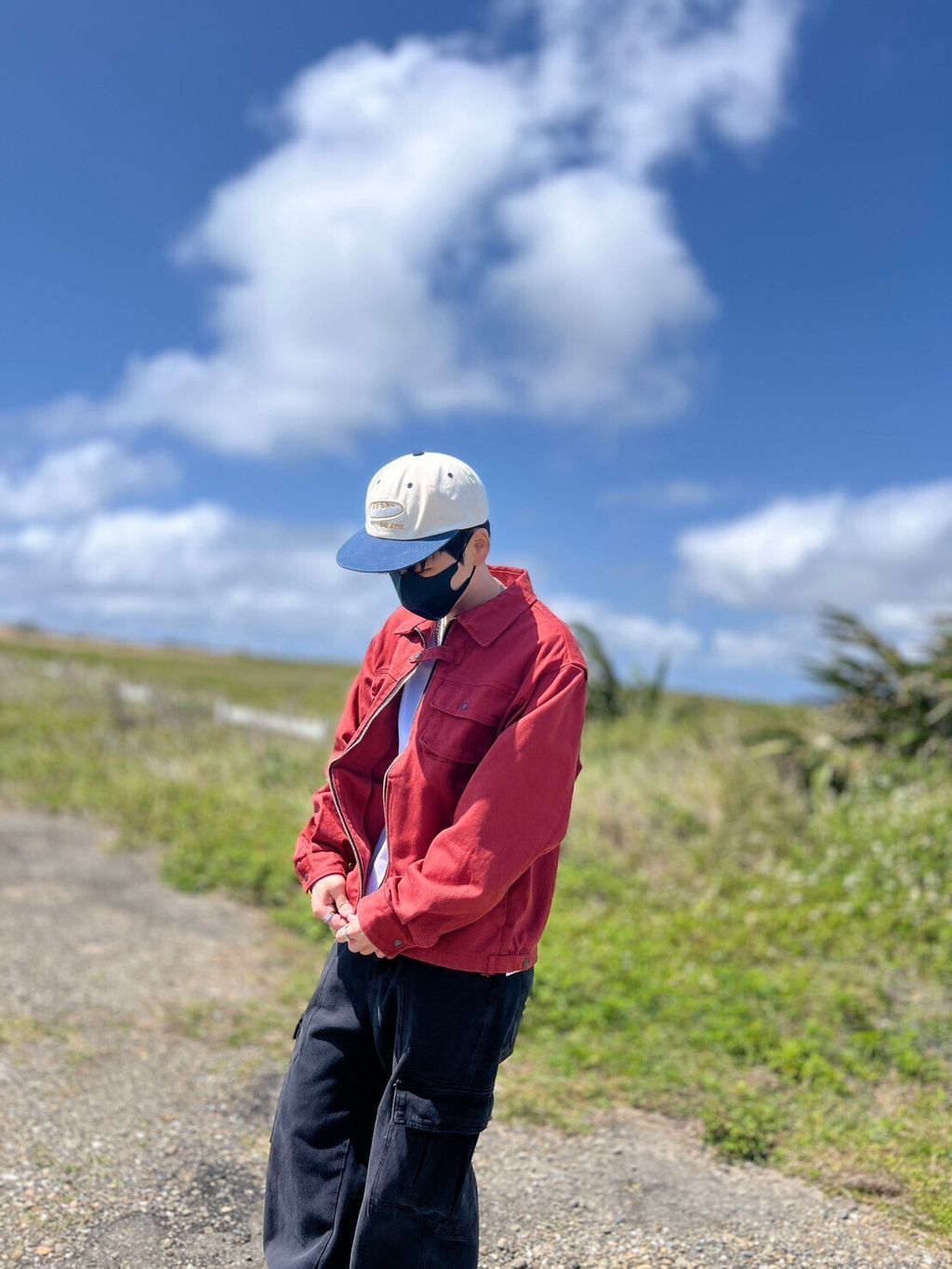 LINE_ALBUM_5MA28   行走的桃花樹 硬挺 短版 帆布 口袋夾克外套 -4色  $2450_250312_10