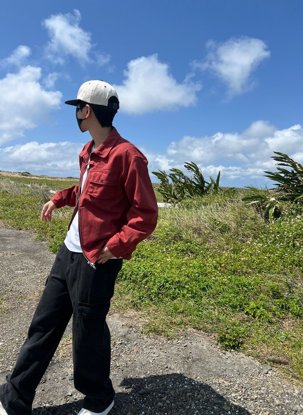 LINE_ALBUM_5MA28   行走的桃花樹 硬挺 短版 帆布 口袋夾克外套 -4色  $2450_250312_17