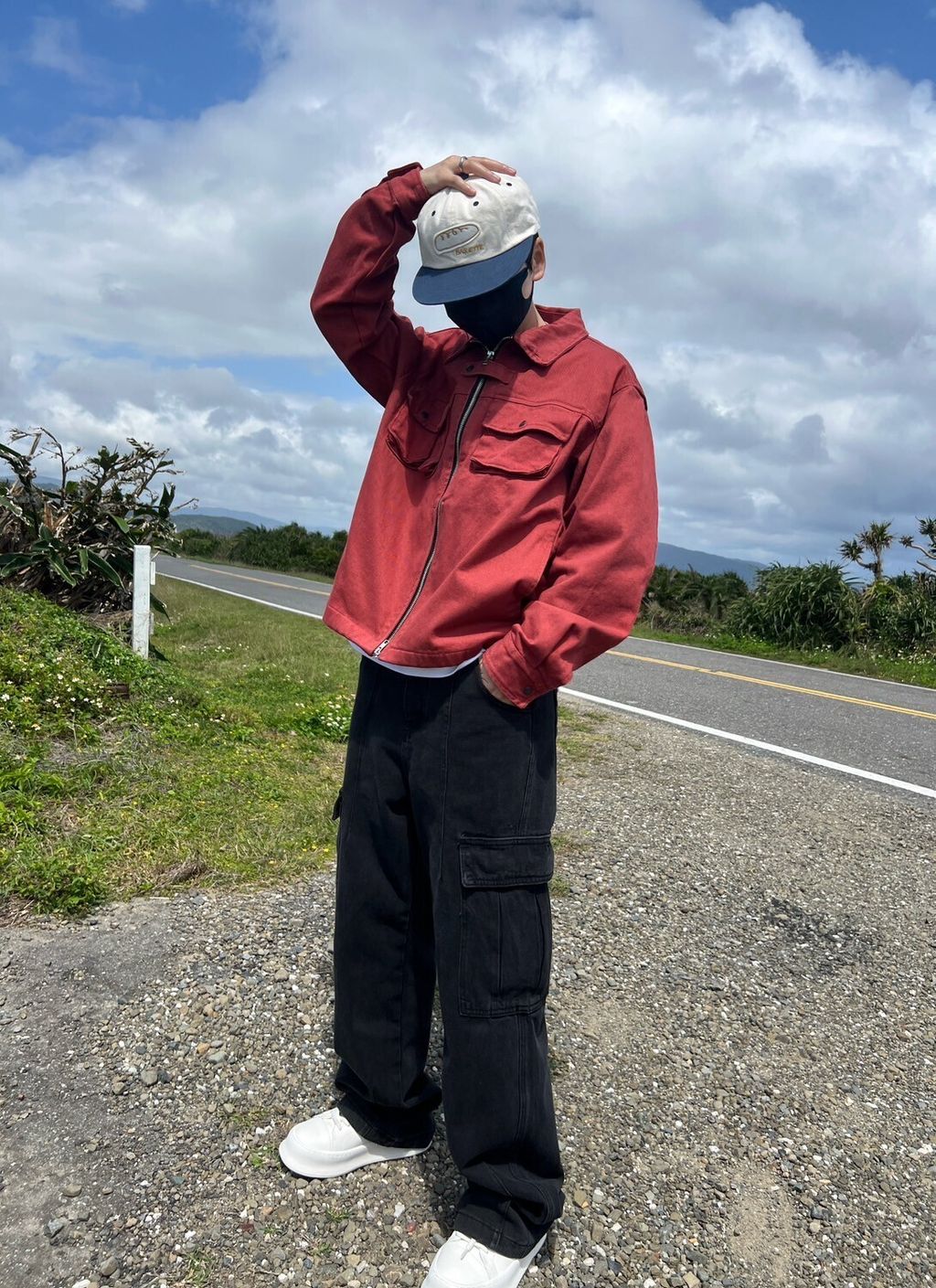 LINE_ALBUM_5MA28   行走的桃花樹 硬挺 短版 帆布 口袋夾克外套 -4色  $2450_250312_19