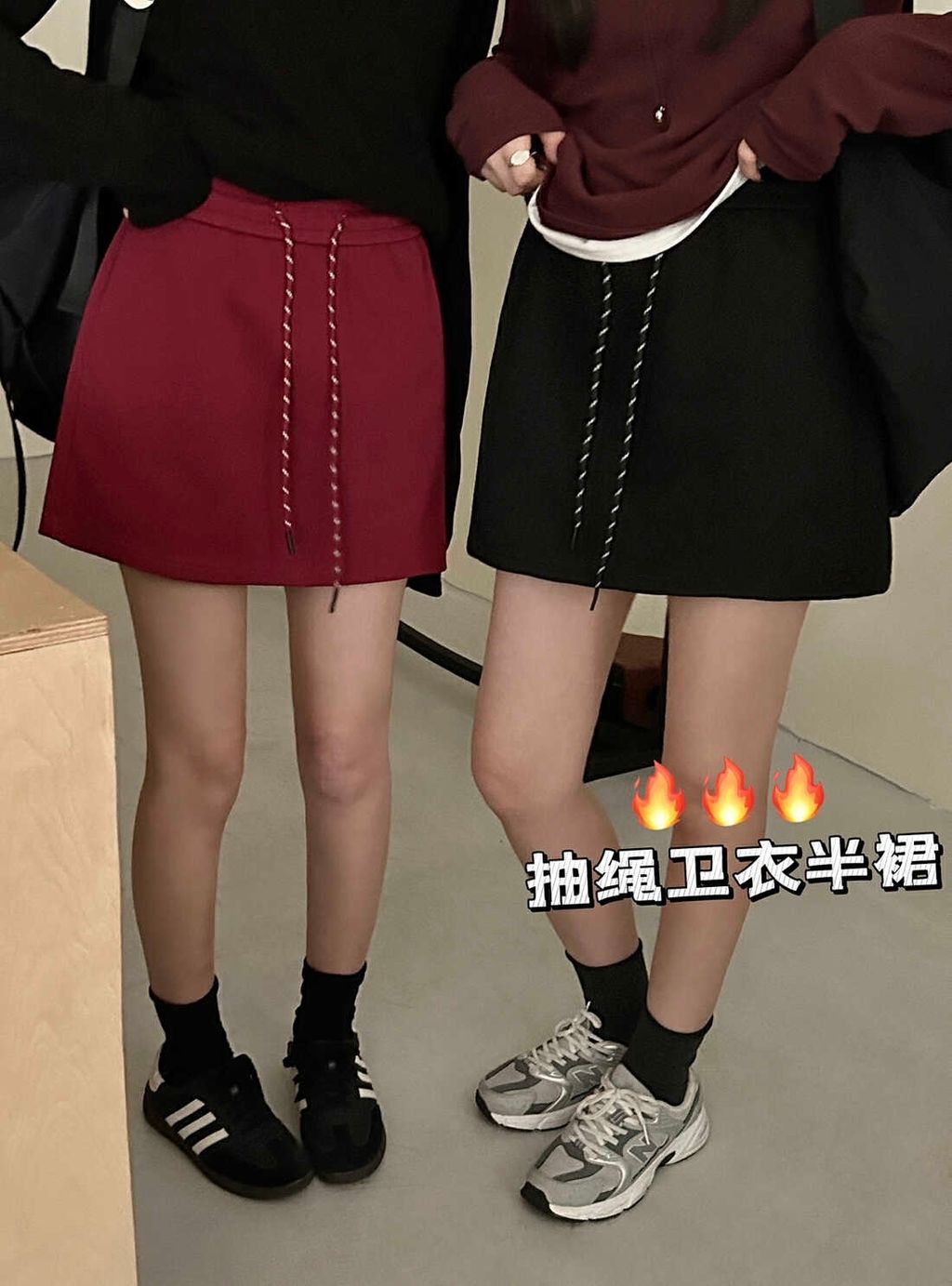 裙走光 