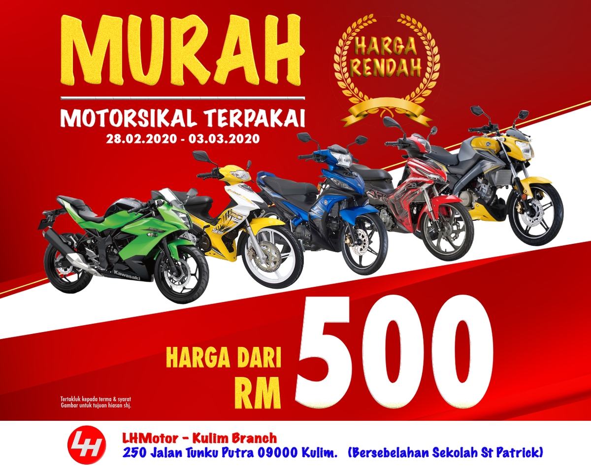 Lelong : Motosikal Terpakai  "Harga Murah !!"